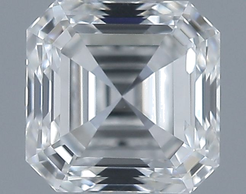 0.5 carat G-VVS2 Natūralus Asscher Deimantas (1)