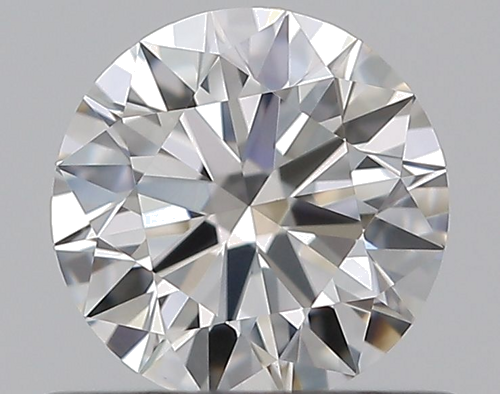 0.51 carat F-VVS2 Excellent cut Natūralus Round Deimantas (1)
