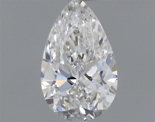 0.34 carat F-VVS2 Natūralus Pear Deimantas (1)