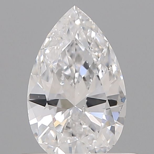 0.5 carat D-SI2 Natūralus Pear Deimantas (1)