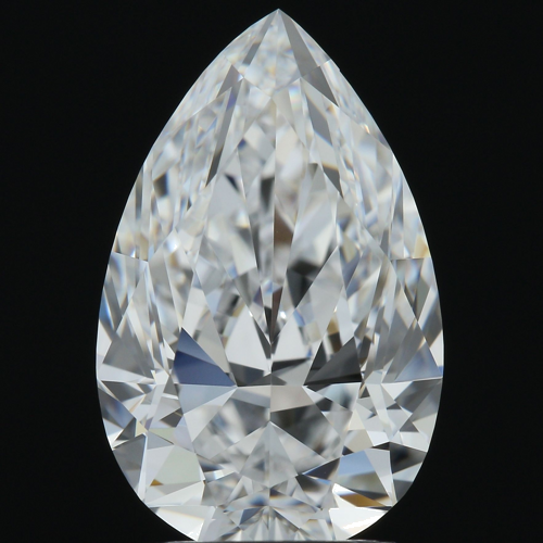 2.85 carat D-IF Natūralus Pear Deimantas (1)