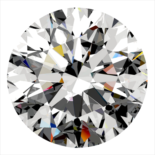 0.4 carat D-VS2 Excellent cut Natūralus Round Deimantas (1)