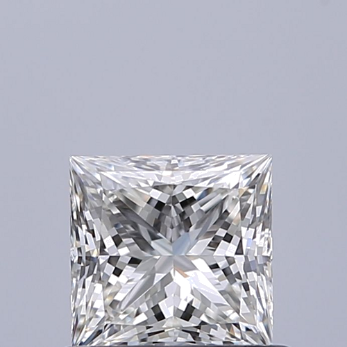 0.63 carat I-VVS2 Natūralus Princess Deimantas (1)