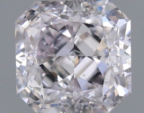 0.52 carat Faint Pink-SI1 Natūralus Radiant Deimantas (1)