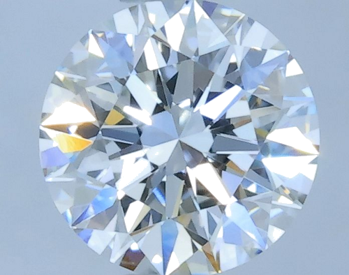 0.51 carat F-VVS2 Excellent cut Natūralus Round Deimantas (1)