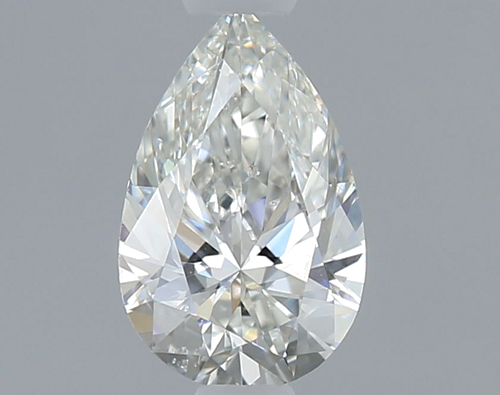 0.5 carat H-SI1 Natūralus Pear Deimantas (1)