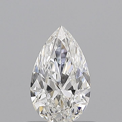 0.6 carat F-VS2 Natūralus Pear Deimantas (1)