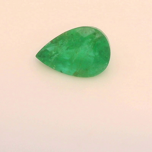 0.51 carat GREEN Pear Smaragdas (1)