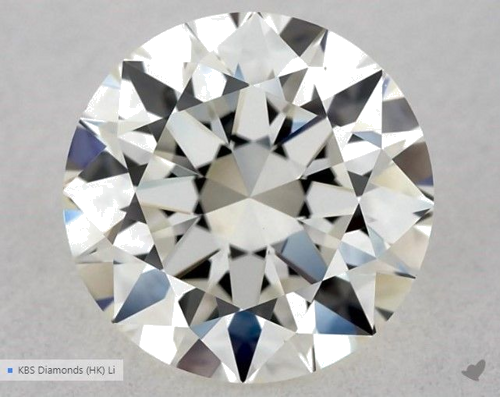 1.0 carat K-VVS1 Excellent cut Natūralus Round Deimantas (1)