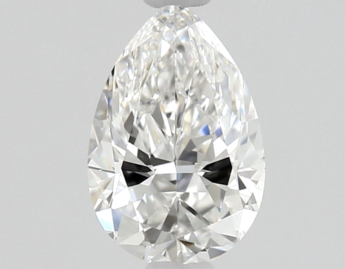 0.59 carat F-VVS1 Natūralus Pear Deimantas (1)