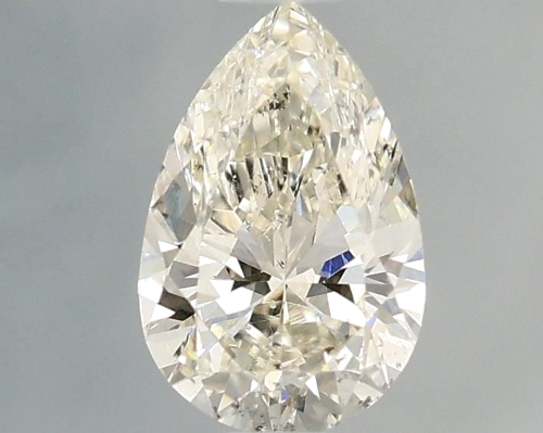 0.46 carat K-SI2 Natūralus Pear Deimantas (1)