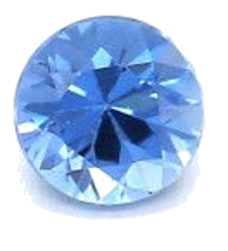 0.2 carat BLUE BRILLIANT cut Round Safyras (1)