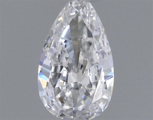 0.21 carat D-VVS1 Natūralus Pear Deimantas (1)