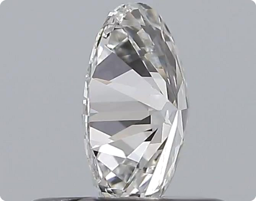 0.4 carat F-SI1 Natūralus Oval Deimantas (1)