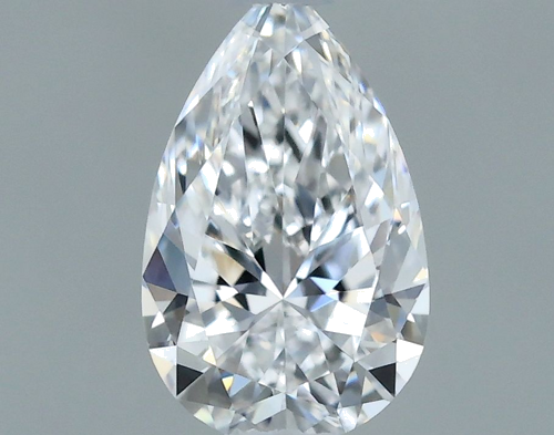 0.3 carat D-VS1 Natūralus Pear Deimantas (1)