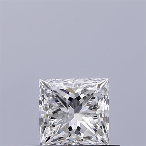 0.42 carat F-VVS1 Natūralus Princess Deimantas (1)