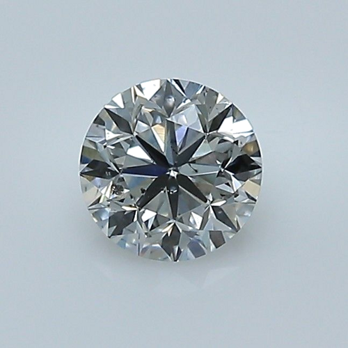 0.51 carat F-SI2 GD cut Natūralus Round Deimantas (1)