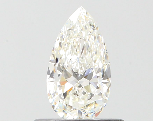 0.46 carat G-VVS2 Natūralus Pear Deimantas (1)