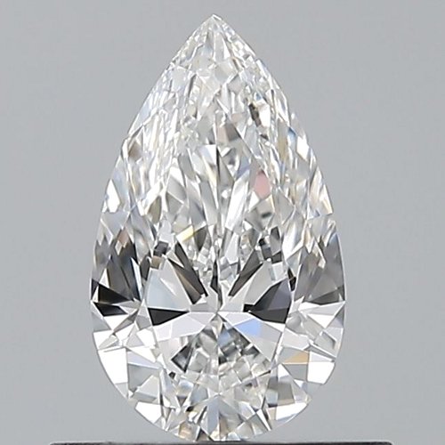 0.5 carat E-VS1 Natūralus Pear Deimantas (1)