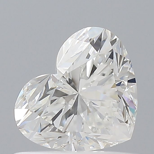 0.7 carat G-VVS2 Natūralus Heart Deimantas (1)