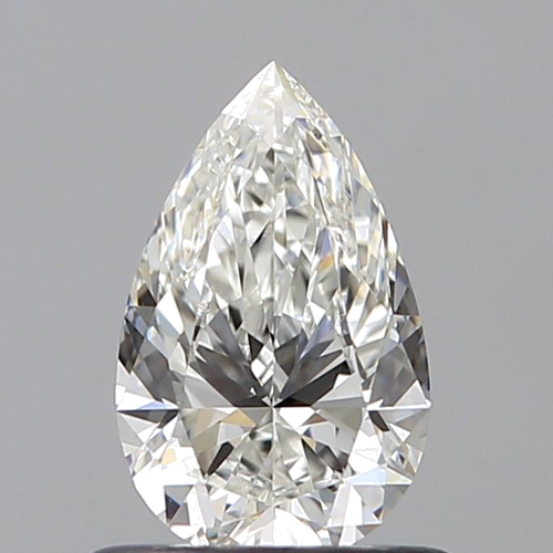 0.61 carat H-VVS2 Natūralus Pear Deimantas (1)