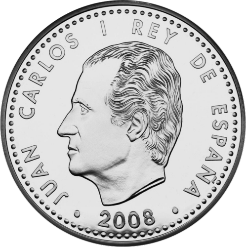 2008 Spain Alfonso X the Wise 10 Euro Silver Coin (1)