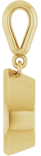 14K Yellow  10x7 mm Pear Pendant Mounting (3)