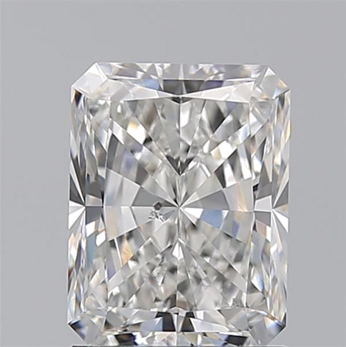 1.71 carat F-SI1 Natūralus Radiant Deimantas (1)