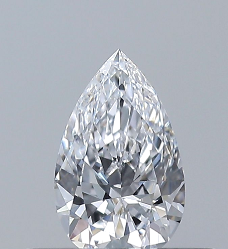 0.3 carat D-VS1 Natūralus Pear Deimantas (1)