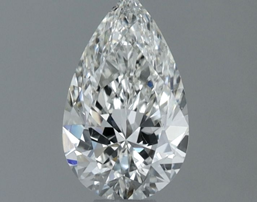 0.5 carat H-SI1 Natūralus Pear Deimantas (1)