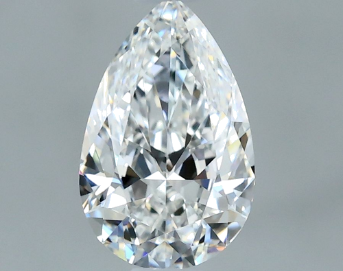 0.7 carat E-VVS1 Natūralus Pear Deimantas (1)