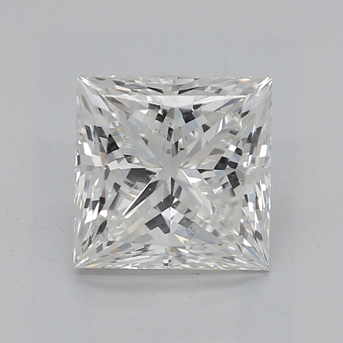 1.52 carat H-SI2 Natūralus Princess Deimantas (1)