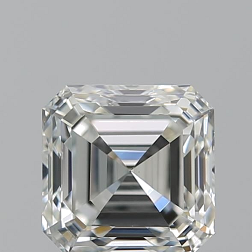 1.0 carat G-SI1 Natūralus Asscher Deimantas (1)