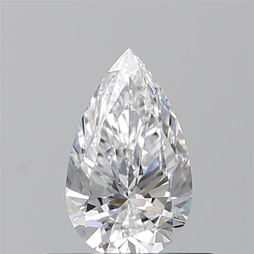 0.5 carat D-VVS2 Natūralus Pear Deimantas (1)