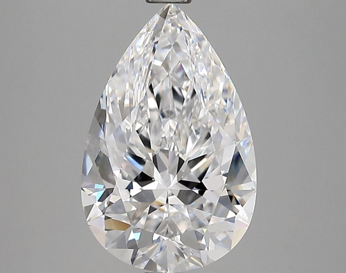 3.0 carat D-IF Natūralus Pear Deimantas (1)