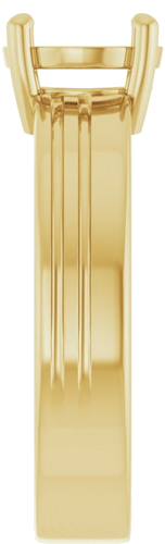 Sužadėtuvių Žiedas „Solitaire“ 585 Geltonojo Aukso Round 7.4mm (4)