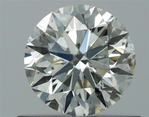 0.59 carat K-SI2 Very Good cut Natūralus Round Deimantas (1)