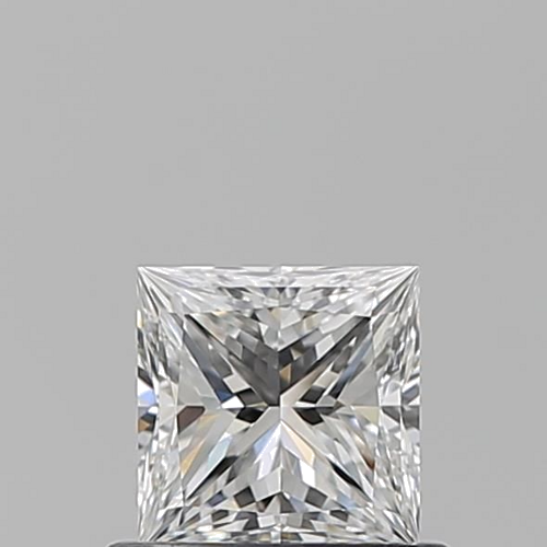 0.62 carat E-IF Natūralus Princess Deimantas (1)