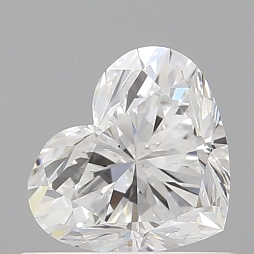 0.5 carat E-VVS1 Natūralus Heart Deimantas (1)