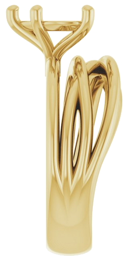 Sužadėtuvių Žiedas „Solitaire“ 585 Geltonojo Aukso Heart Shape 8mm (4)