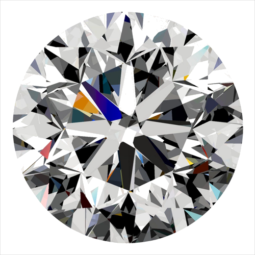 0.4 carat G-VS1 GD cut Natūralus Round Deimantas (1)