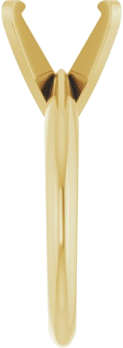 Sužadėtuvių Žiedas „Solitaire“ 14k yellow gold Square 7mm (4)