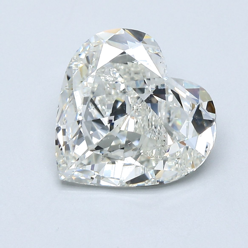 4.01 carat I-SI1 Natūralus Heart Deimantas (1)
