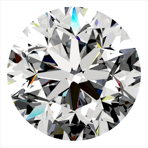 0.3 carat I-VVS2 GD cut Natūralus Round Deimantas (1)