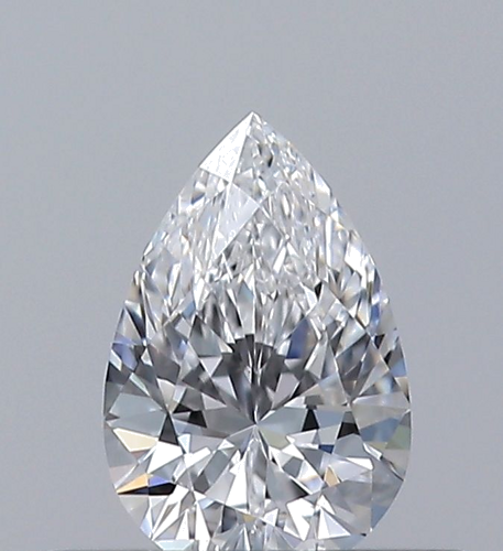 0.3 carat E-VS1 Natūralus Pear Deimantas (1)
