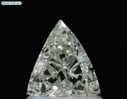 0.7 carat I-SI2 Natūralus Triangular Deimantas (1)