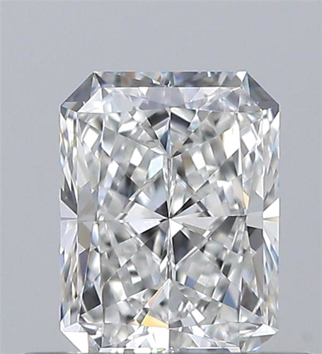 0.5 carat F-VVS1 Natūralus Radiant Deimantas (1)