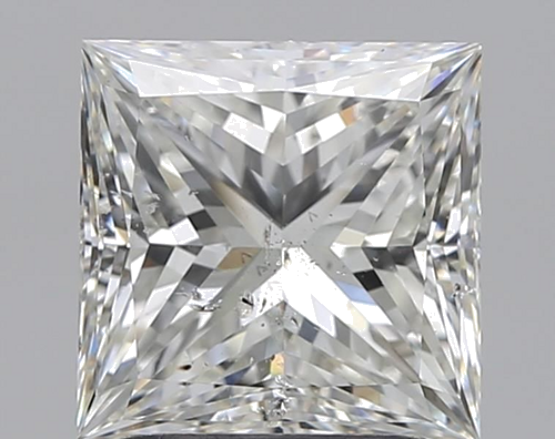 2.0 carat I-SI2 Natūralus Princess Deimantas (1)