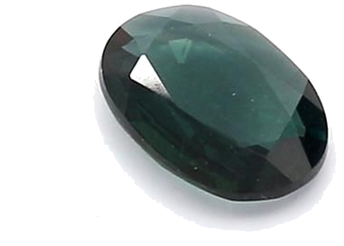 0.57 carat BLUE BRILLIANTSTEP cut Oval Safyras (1)