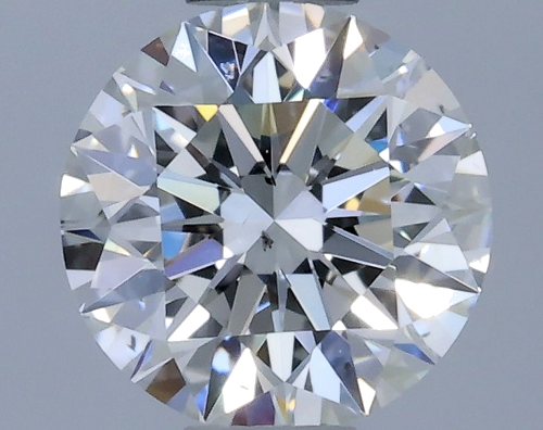 0.5 carat F-SI1 Excellent cut Natūralus Round Deimantas (1)